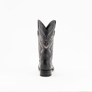 Men's Ferrini Jesse Alligator Print Boots Handcrafted Black - yeehawcowboy