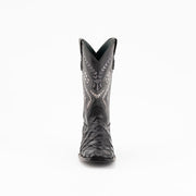 Men's Ferrini Bronco Pirarucu Print Boots Handcrafted Black - yeehawcowboy