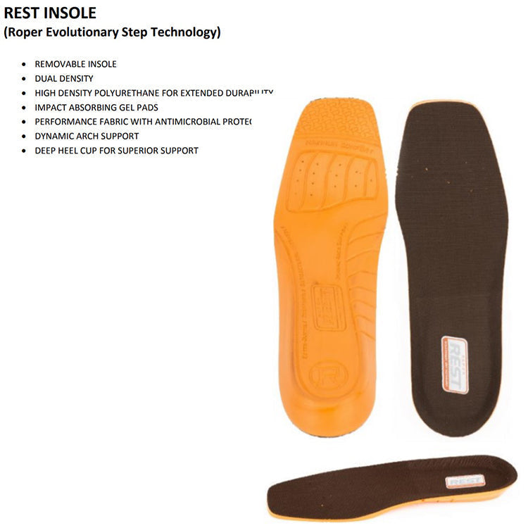 Men's Roper Pierce CCS Caiman Print Boots Handcrafted Performance System Tan - yeehawcowboy