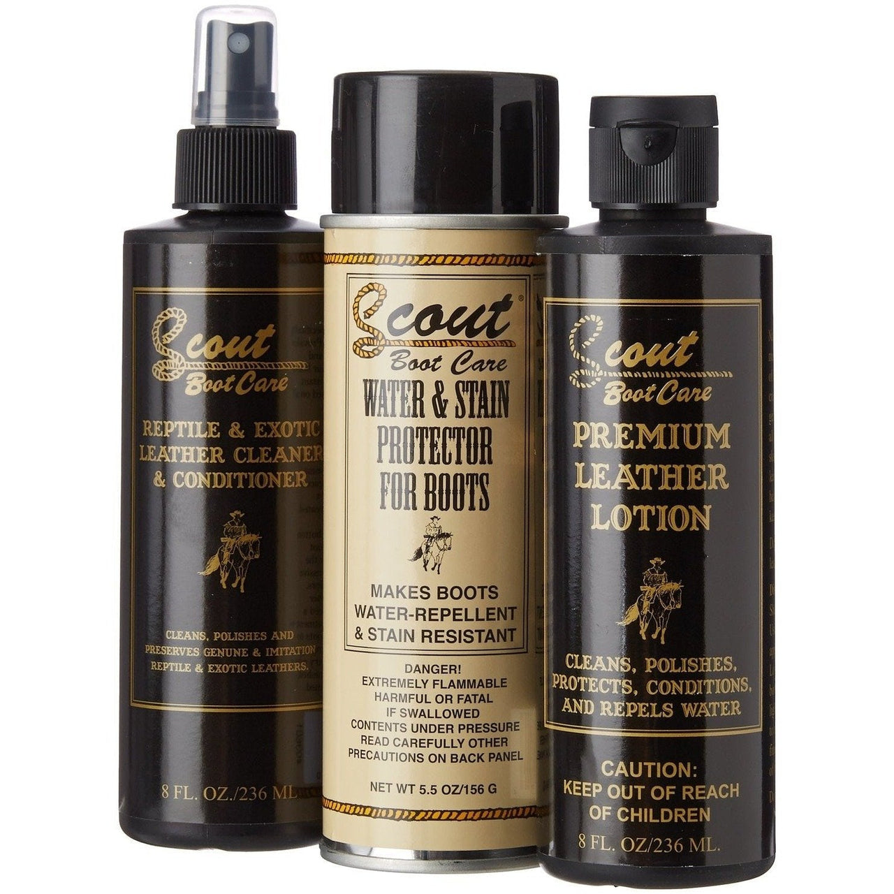 Scout Boot Care Cleaning Kit For Leather Boots - yeehawcowboy