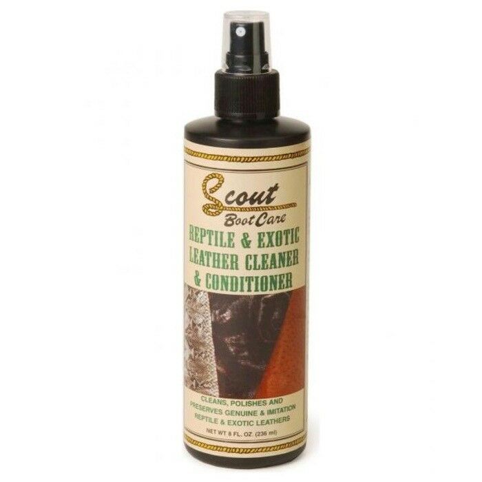 Scout Boot Care Exotic Skin And Reptile Cleaner Conditioner Preserver Spray - yeehawcowboy