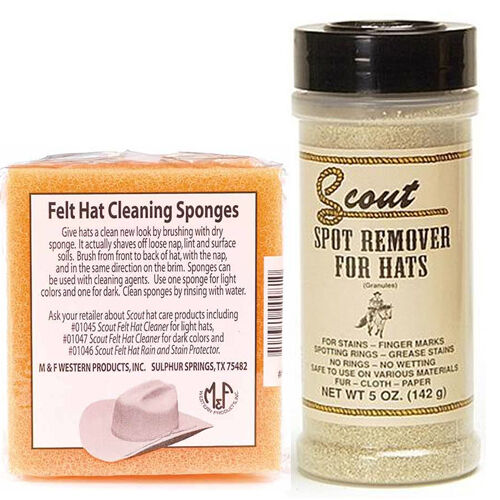 Scout Spot Remover For Hats Light Or Dark Color Hats Finger Marks Grease Stains - yeehawcowboy
