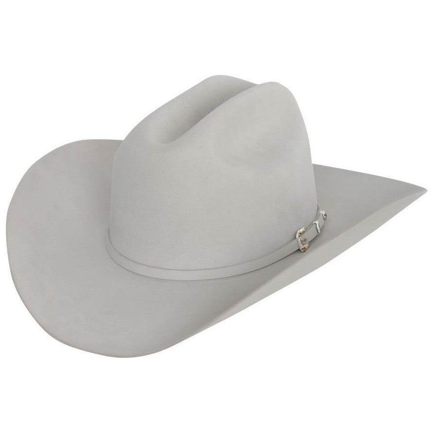 30x Stetson El Patron Beaver Felt Cowboy Hat Mist Gray - yeehawcowboy