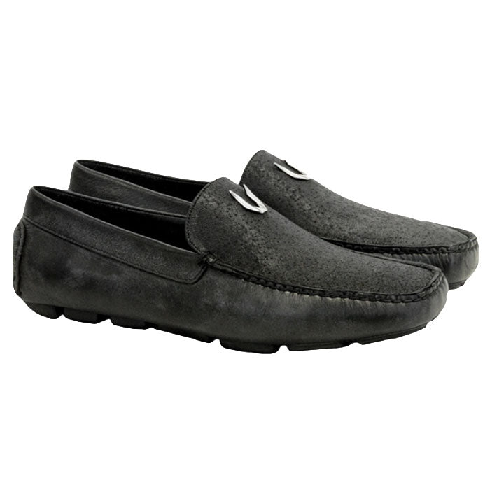 Men's Vestigium Genuine Catshark Loafers Handcrafted Black - yeehawcowboy
