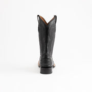 Men's Ferrini Dakota Caiman Belly Boots Handcrafted Black - yeehawcowboy